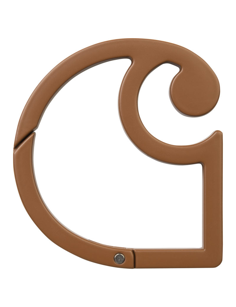 Carhartt WIP C-Logo Carabiner Brown Front
