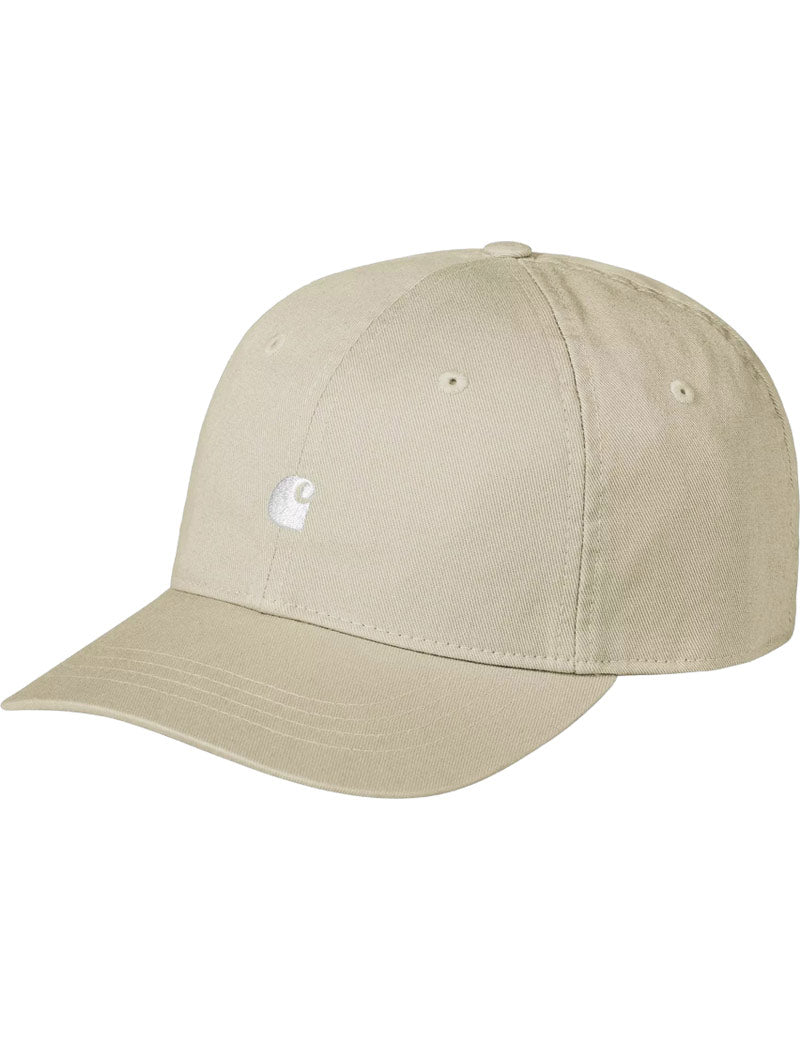 Carhartt WIP Madison Logo Cap Stone White