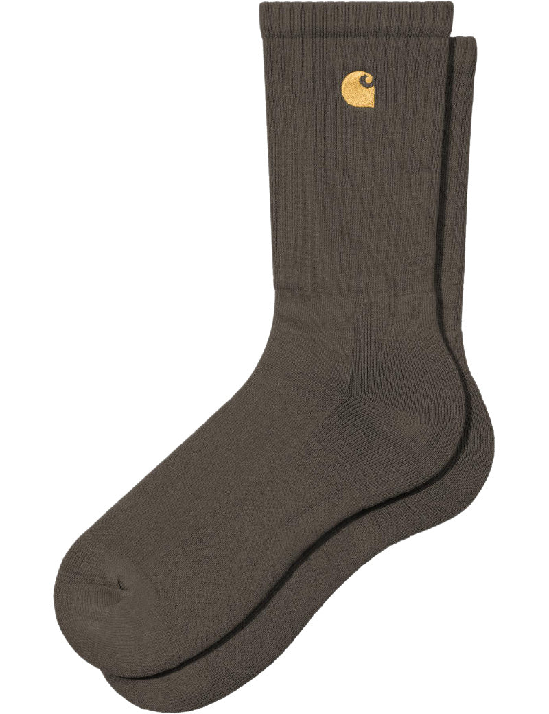 Carhartt WIP Chase Socks Shungite & Gold Main