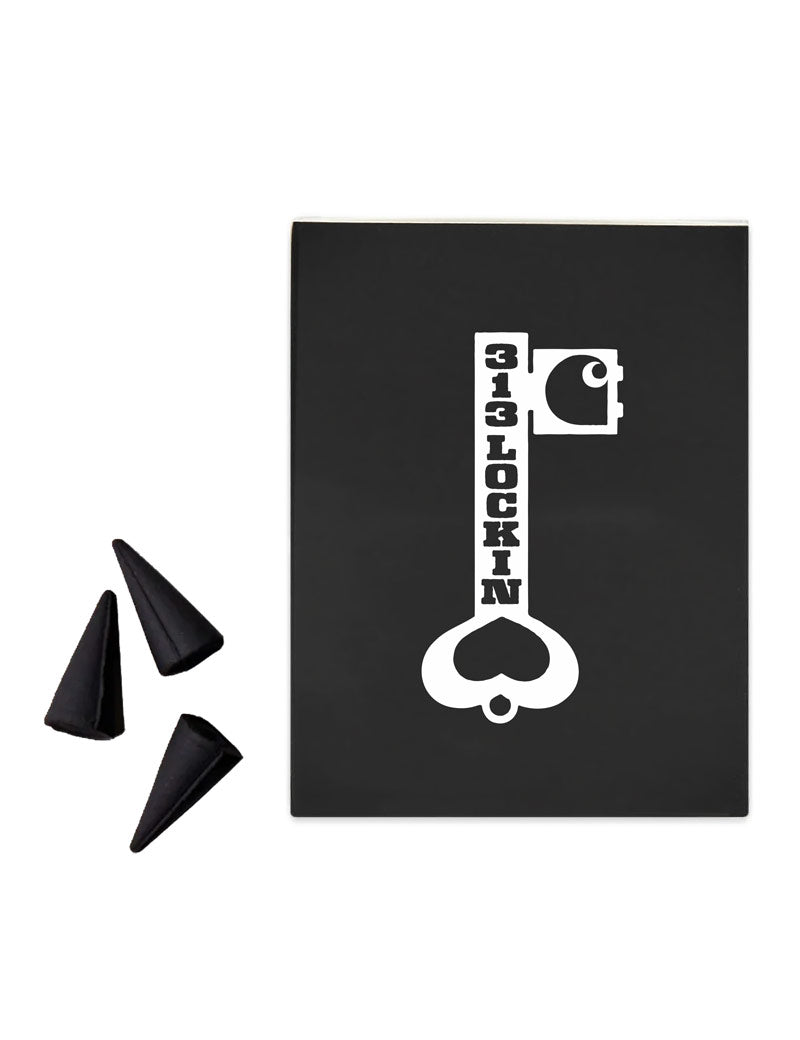 Carhartt WIP X Kuumba Locked Cone Incense White Black