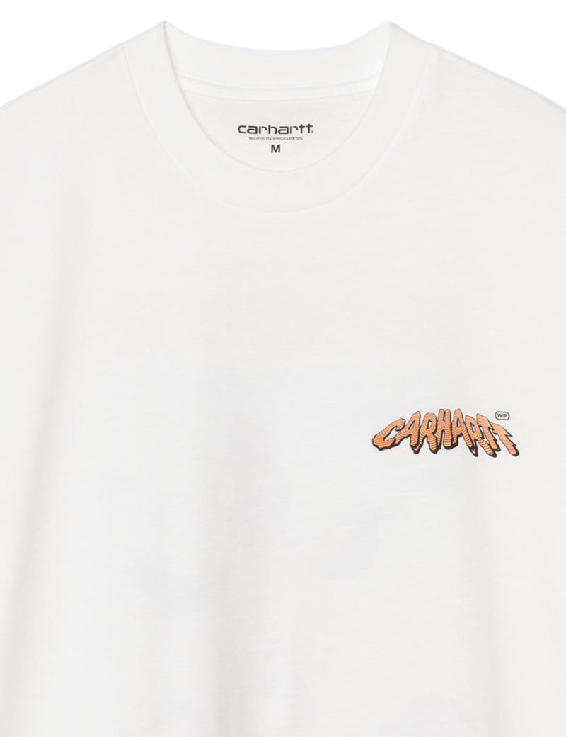 Carhartt WIP S/S Wiptopia II T-Shirt White Chest Print