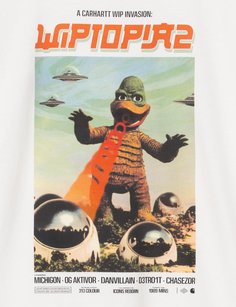 Carhartt WIP S/S Wiptopia II T-Shirt White Back Print