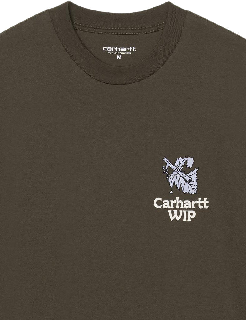 Carhartt WIP S/S Grape Picker T-Shirt Cypress Chest Print