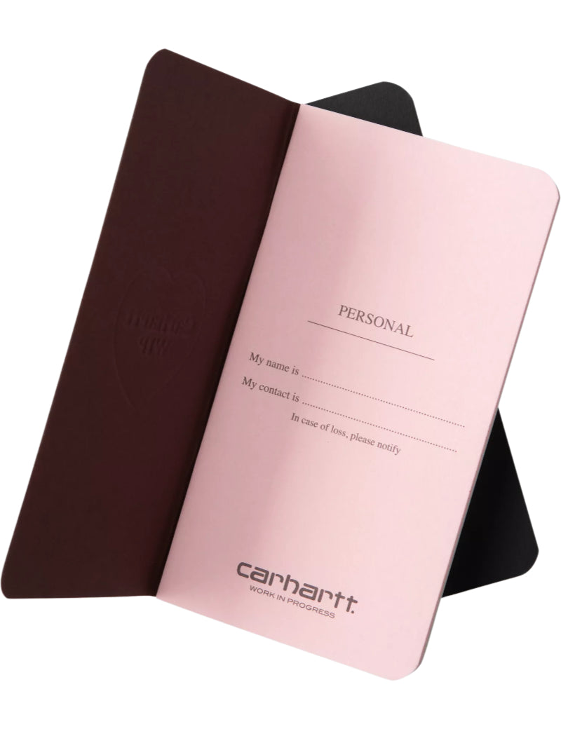 Carhartt WIP Heart Pocket Notebook Set Multicolour Open