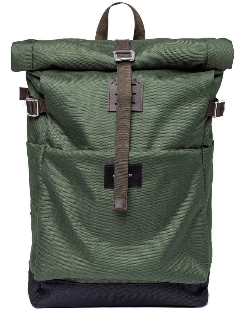 Sandqvist Ilon Rolltop Backpack Dawn Green