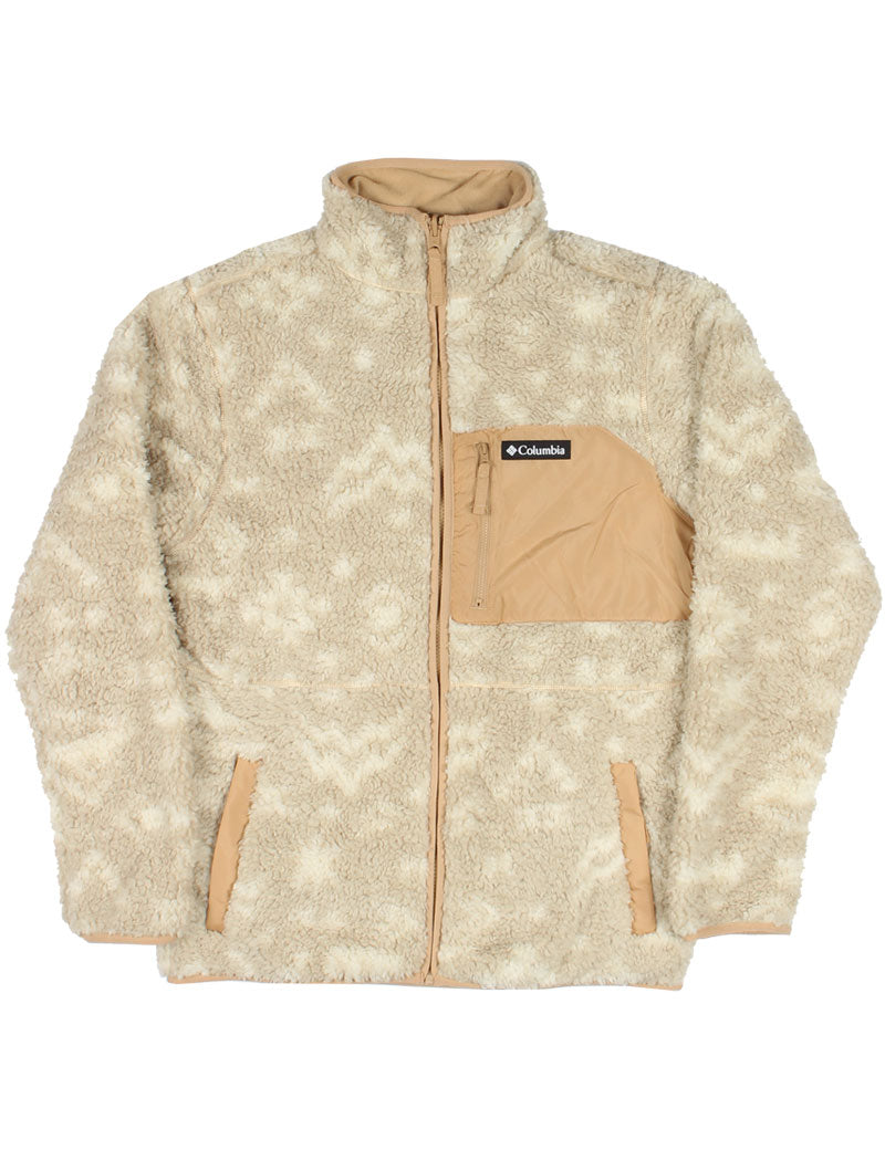 Columbia Men's Winter Pass Reversible Fleece Jacket Canoe Dark Stone