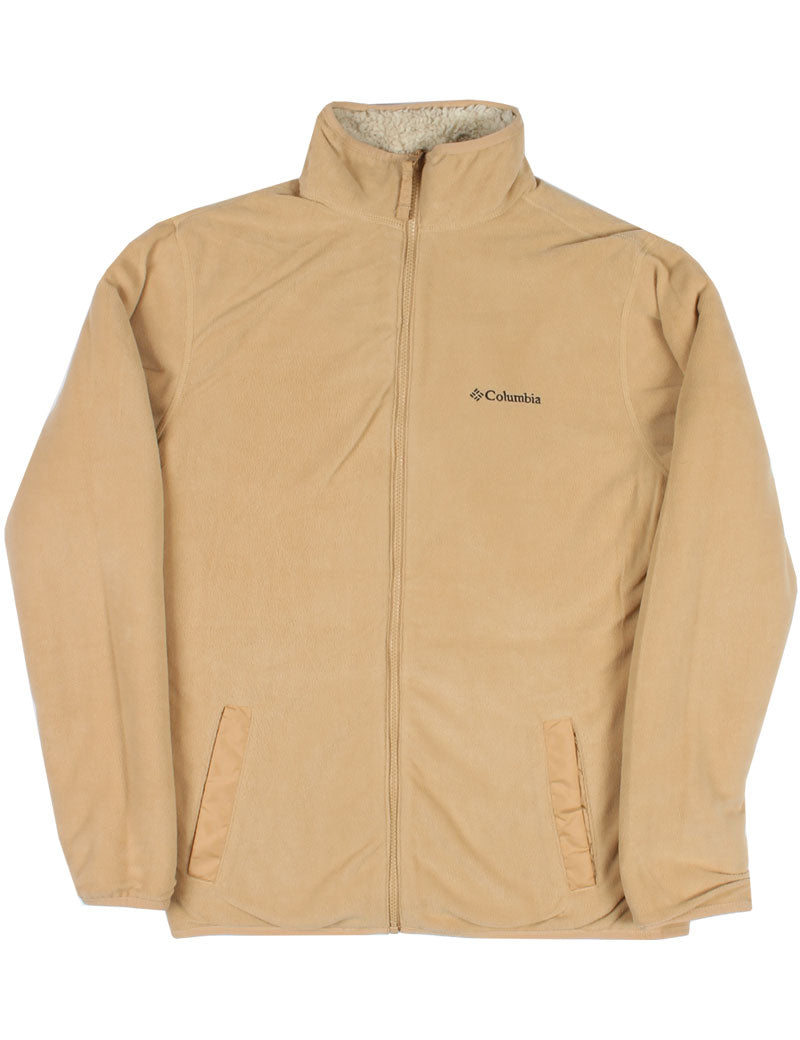 Columbia Men's Winter Pass Reversible Fleece Jacket Canoe Dark Stone