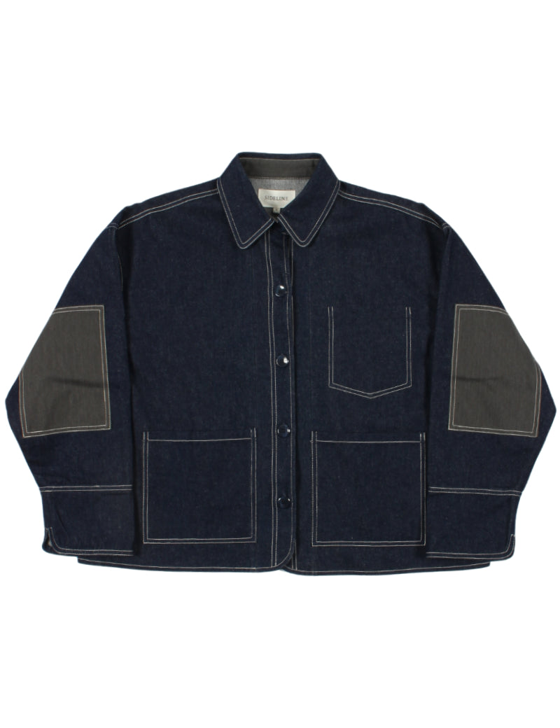 Sideline Frankie Jacket Indigo Flat