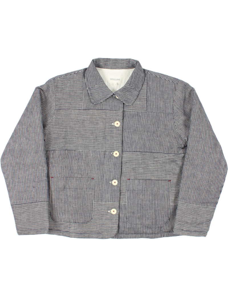 Sideline Molly Jacket Railroad Stripe Flat