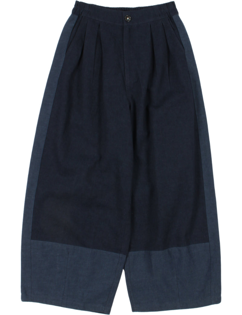 Sideline Leila Trousers Indigo Mix Flat