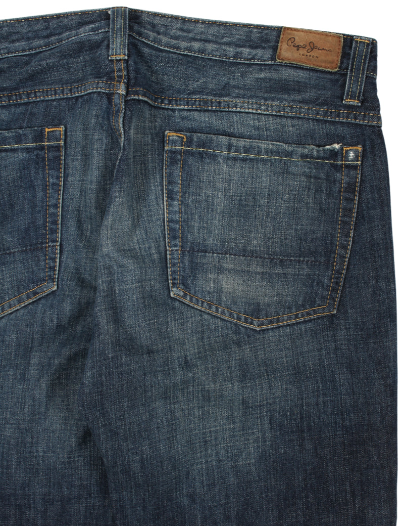 Uniform Reworks Pepe Jeans Straight Fit Indigo 36x32