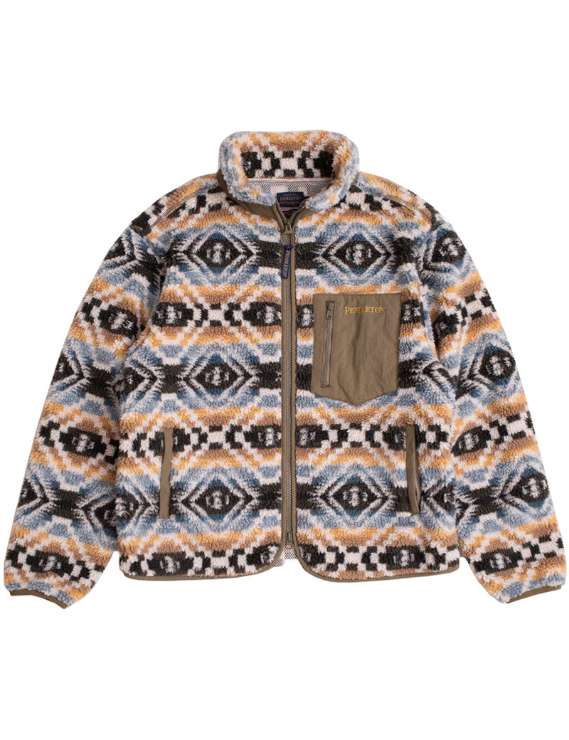 Pendleton Full Zip Fleece Jacket Abiquiu Sky