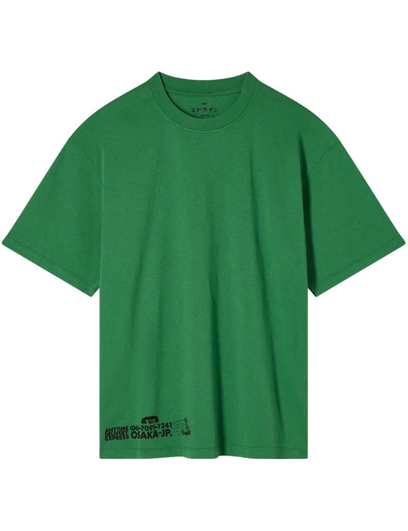 Edwin Kaibutsu Izakaya T-shirt Mint Green