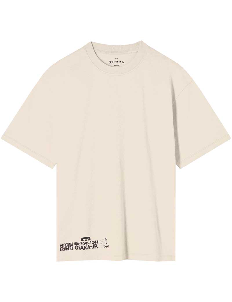 Edwin Kaibutsu Izakaya T-shirt Whisper White