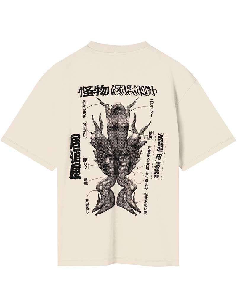 Edwin Kaibutsu Izakaya T-shirt Whisper White