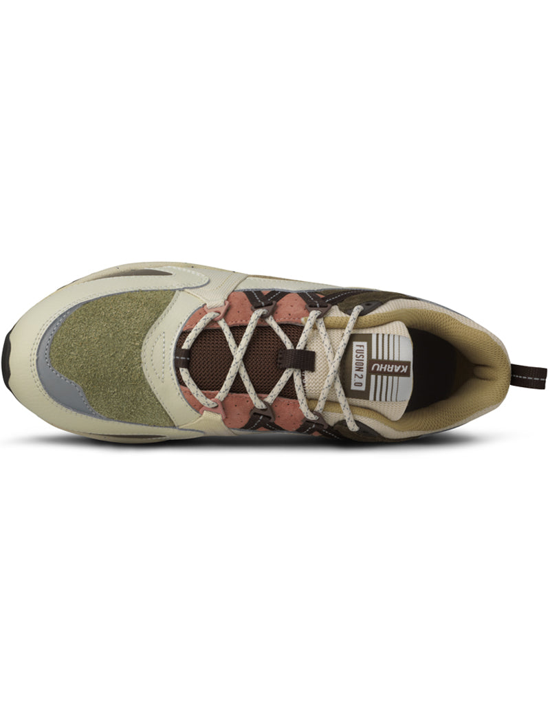 Karhu Fusion 2.0 Trainers Lily White And Mole Top View