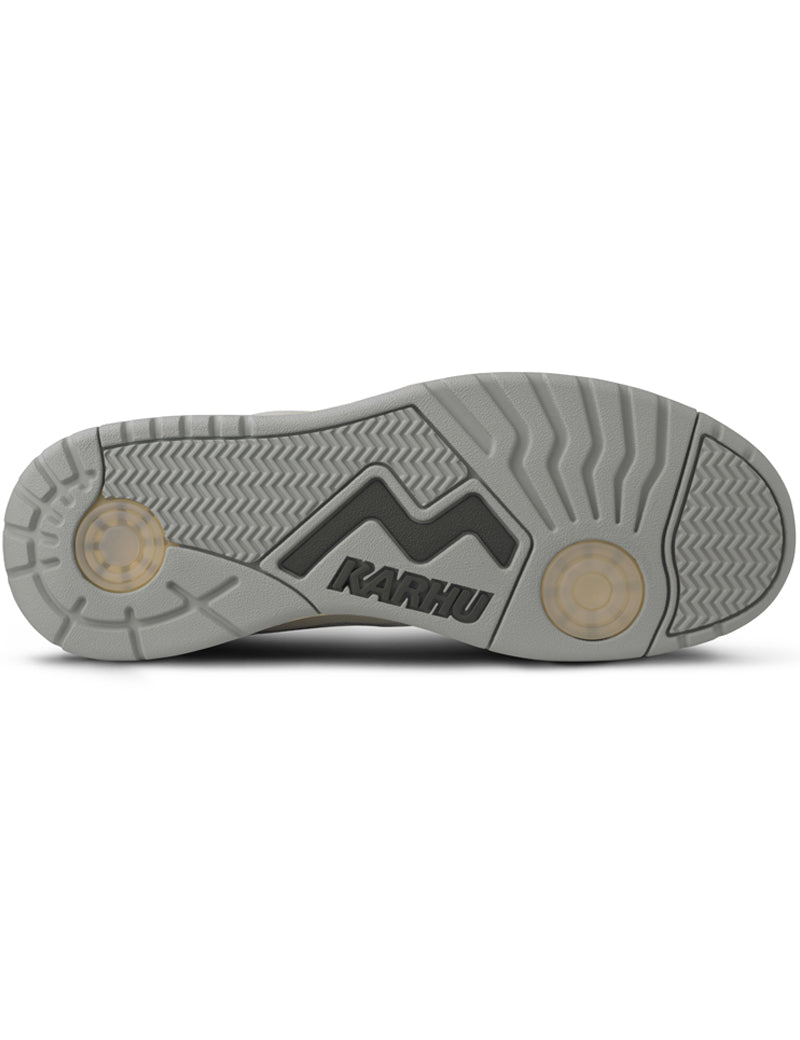 Karhu Fusion XT Trainers Icicle And Dark Gull Gray Sole View