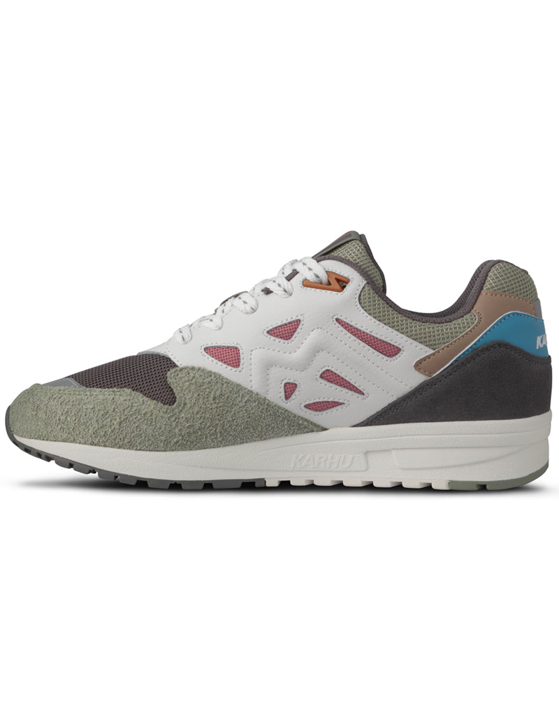 Karhu Legacy 96 Trainers Dark Gull Gray And Light Mahogany Instep