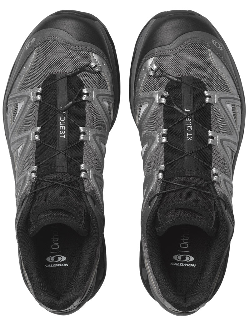 Salomon XT-Quest Trainers Black, FTW Silver And Castle Rock Top View