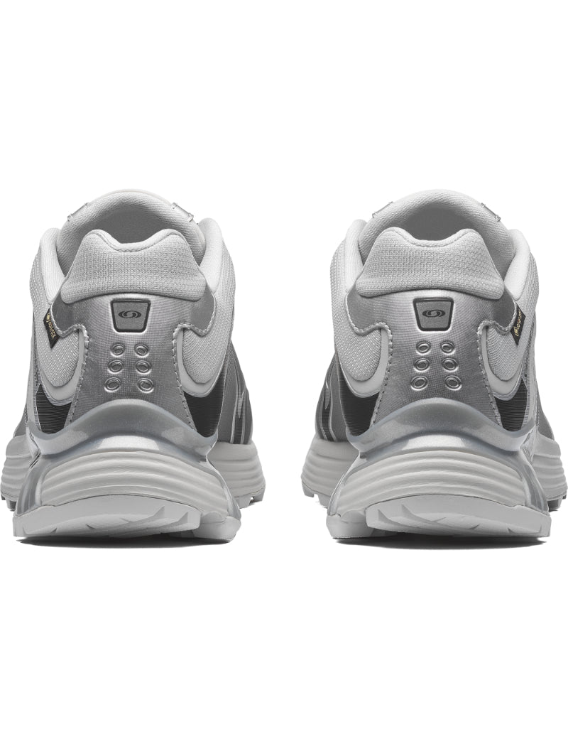 Salomon XT-Whisper GTX GORE-TEX Trainers Gray Violet, Black & FTW Silver Heel View