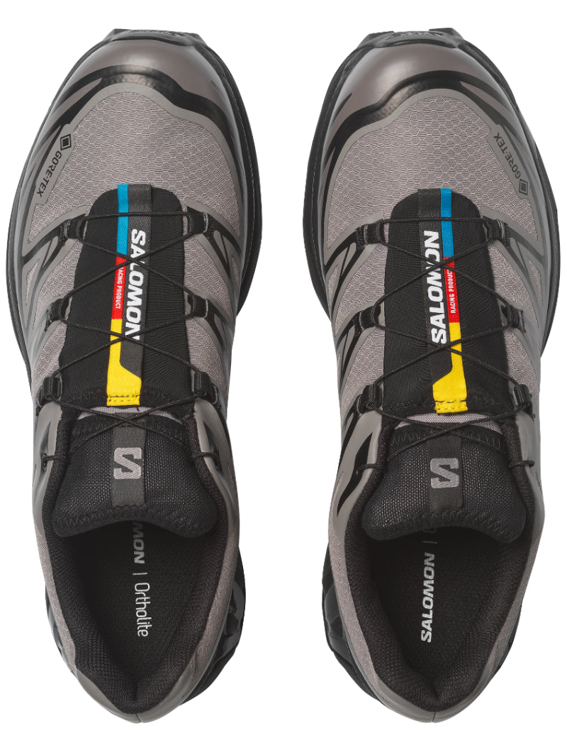 Salomon XT-6 LAB GTX GORE-TEX Trainers Black, Cloudburst & Dark Gull Gray Lace View