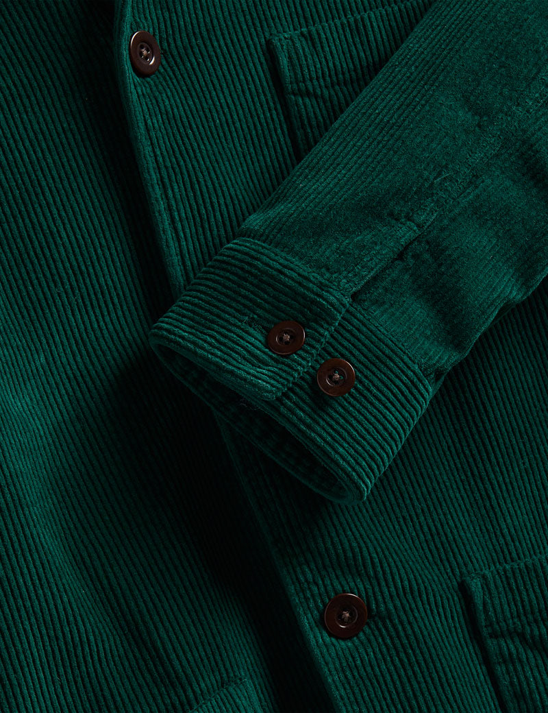 Portuguese Flannel Labura Corduroy Jacket Green