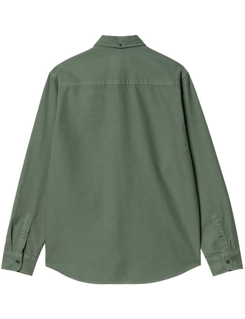 Carhartt Wip LS Bolton Shirt Duck Green Garment Dyed