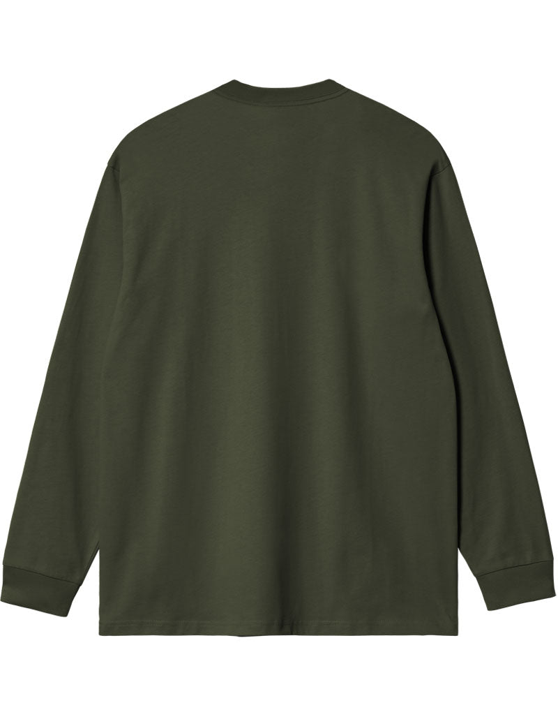 Carhartt Wip Chase Long Sleeve T-Shirt Olive Gold