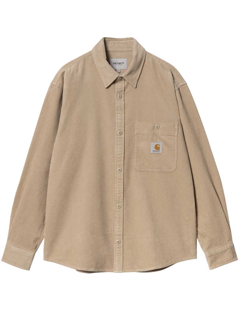 Carhartt WIP Flint Long Sleeved Shirt Wall Rinsed