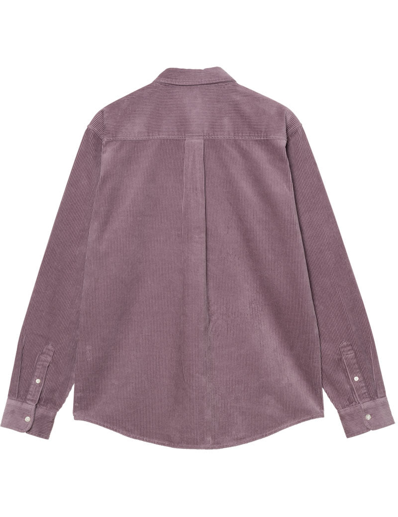 Carhartt Wip Madison Long Sleeve Cord Shirt Phlox