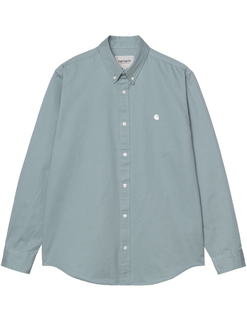 Carhartt Wip Madison Long Sleeve Shirt Citadel Wax