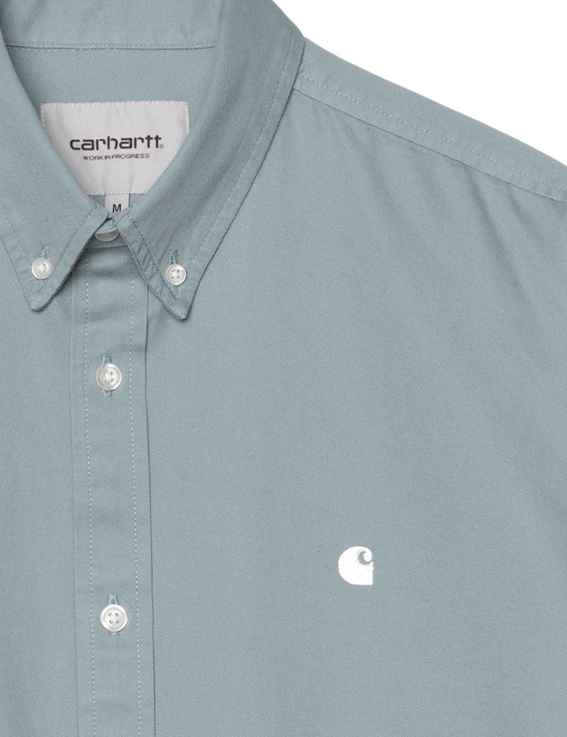 Carhartt Wip Madison Long Sleeve Shirt Citadel Wax