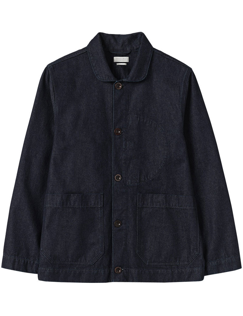 TOAST Denim Chore Jacket Indigo