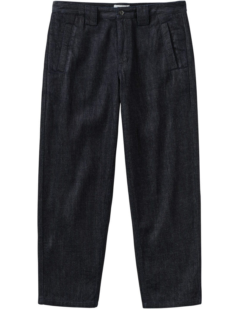 Toast Japanese Denim Trousers Indigo Front