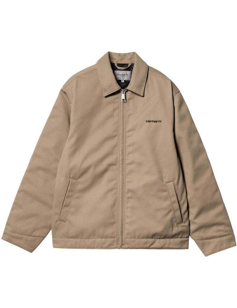 Carhartt WIP Module Script Jacket Leather Black Rigid