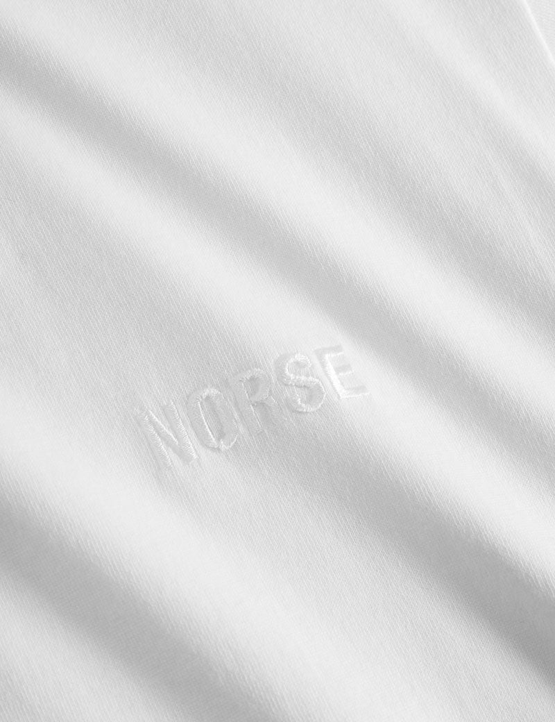 Norse Projects Johannes Norse Logo Organic T-shirt White