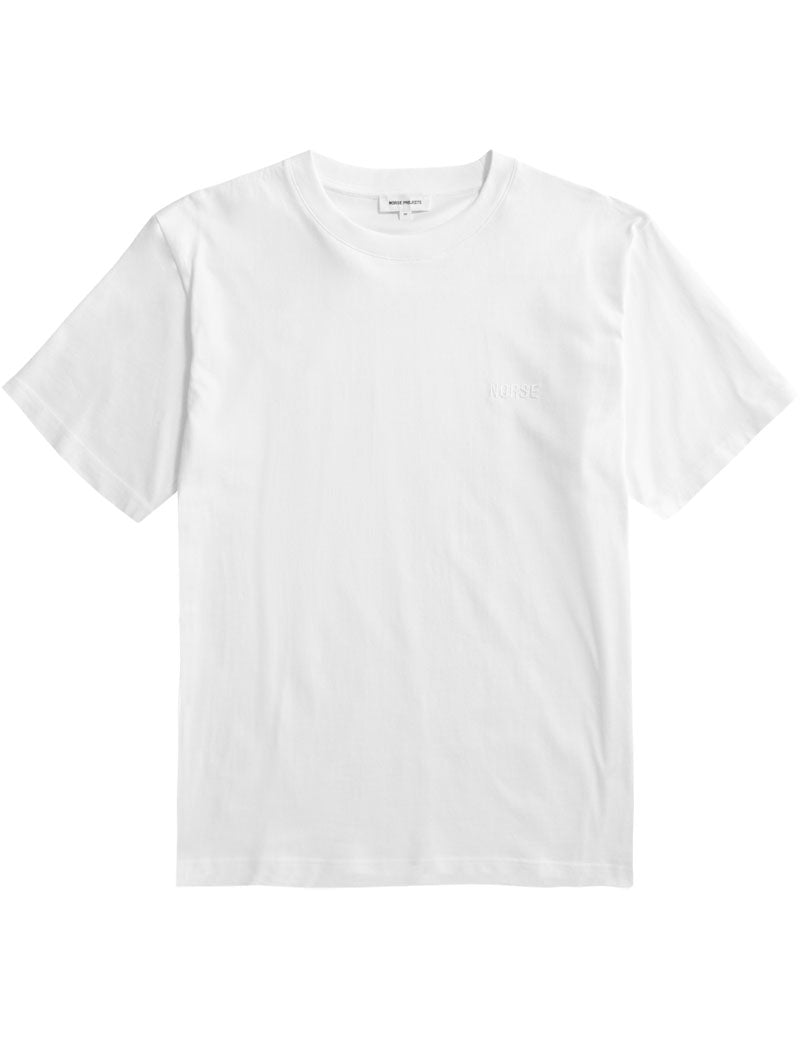 Norse Projects Johannes Norse Logo Organic T-shirt White