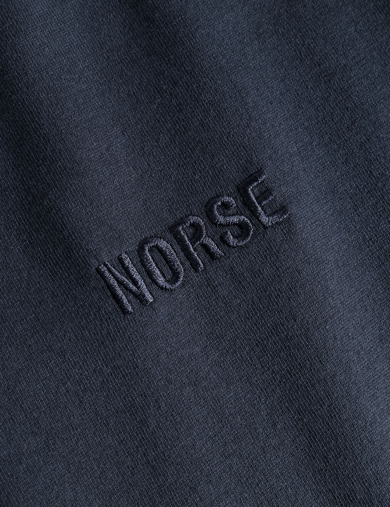 Norse Projects Johannes Norse Logo Organic T-shirt Dark Navy