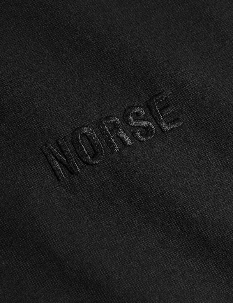 Norse Projects Johannes Norse Logo Organic T-shirt Black