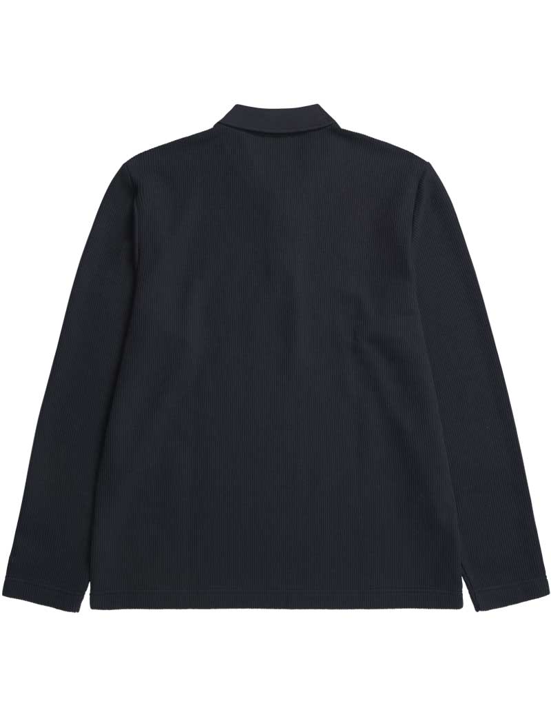 Norse Projects Ruben Double Face Long Sleeved Polo Dark Navy