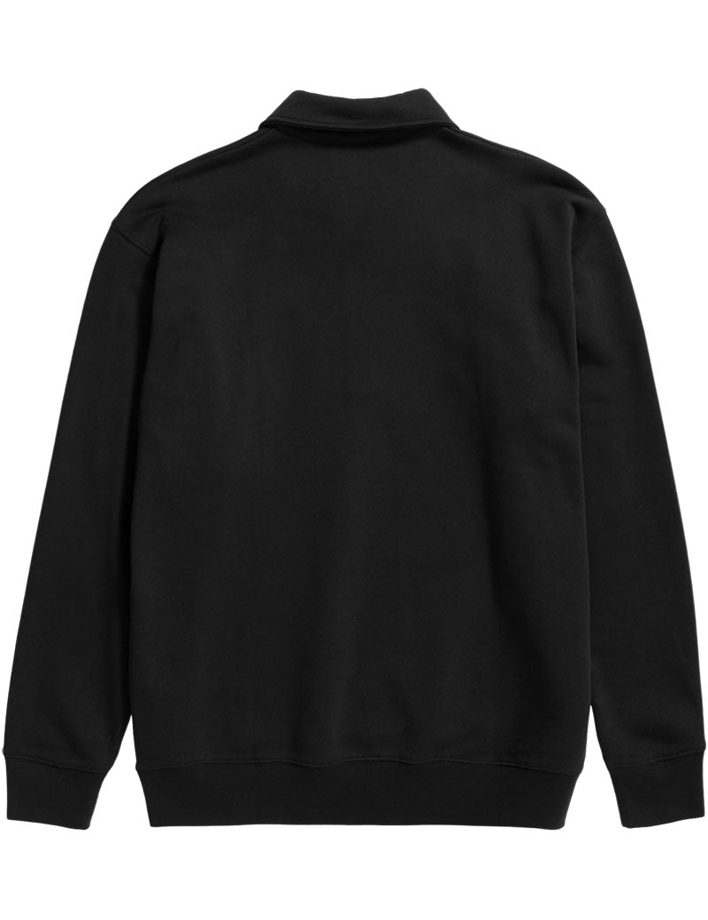 Norse Projects Ketel Norse Logo Half Zip Sweatshirt Black