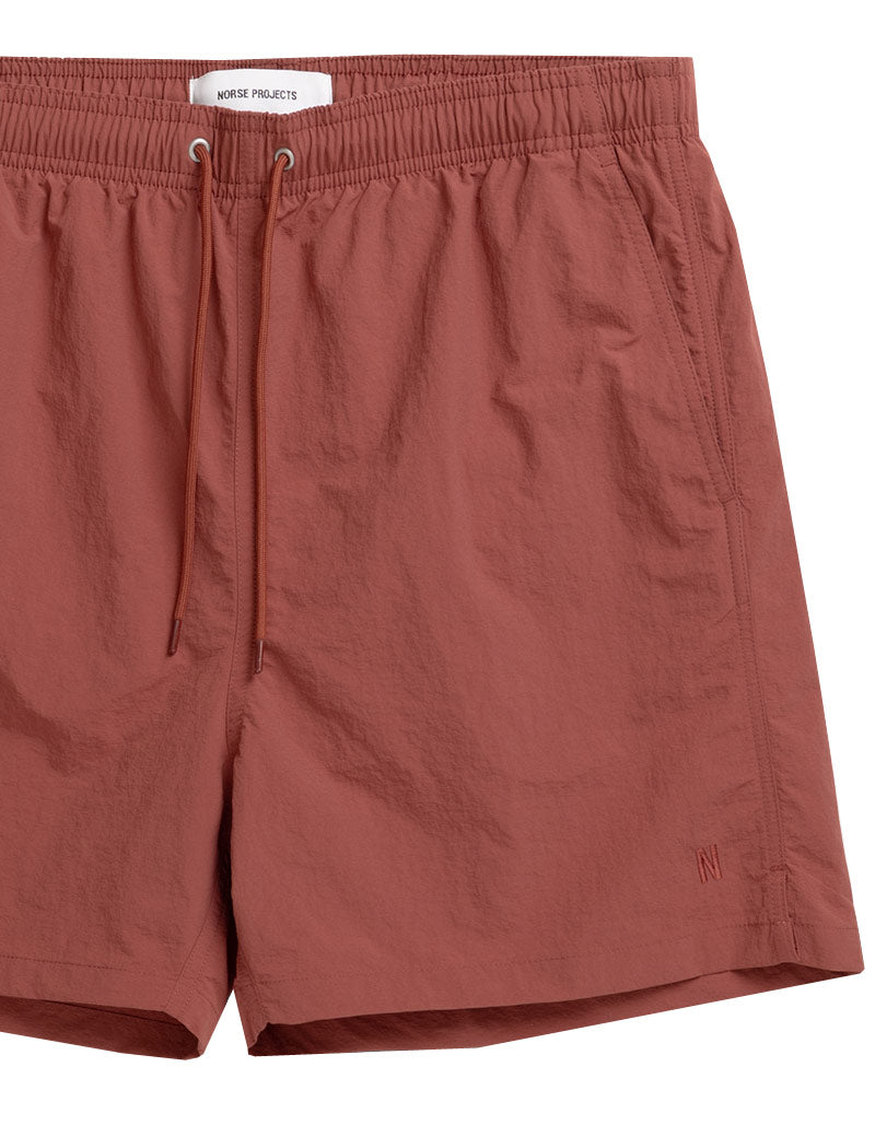 Norse Projects Kattegat Recycled Nylon Swimmers Cowhide Embroidered Logo