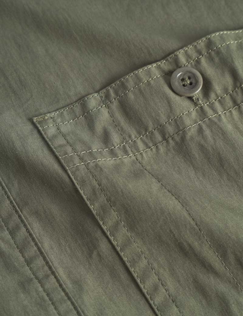 Norse Projects Silas Tech Poplin Shirt 2.0 Ivy Green