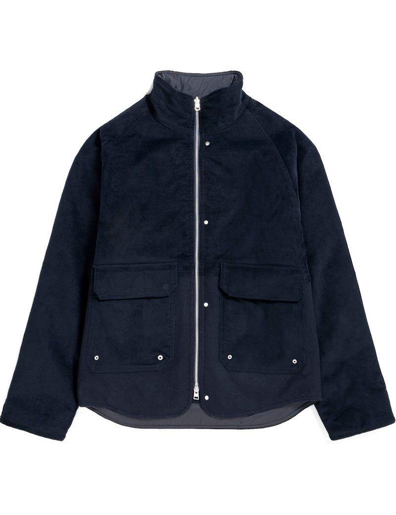 Norse Projects Hakon Solotex Corduroy Reversible Jacket Dark Navy