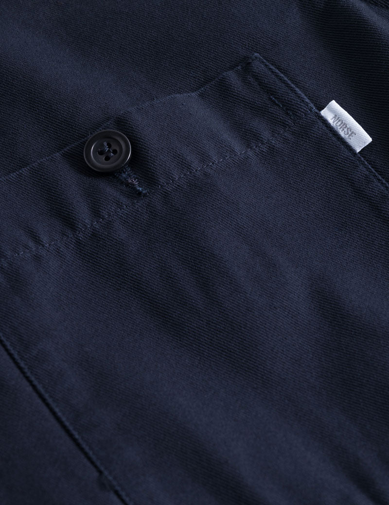 Norse Projects Standard Twill Overshirt Dark Navy