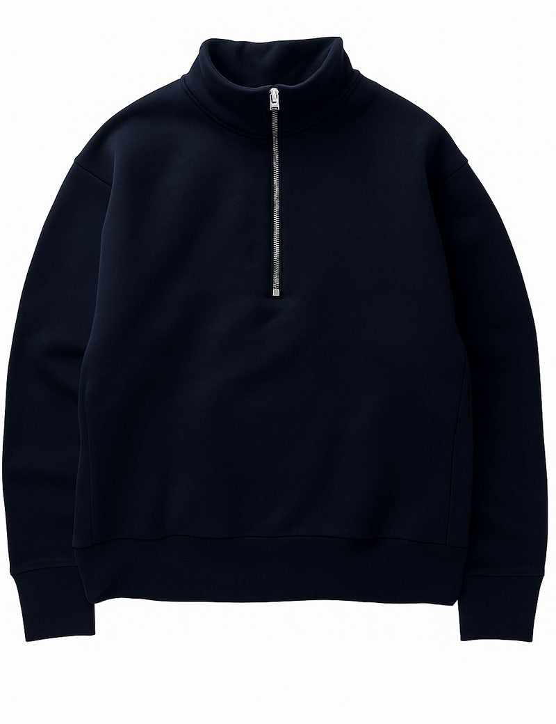 Power Goods Super Weight Quarter Zip Navy