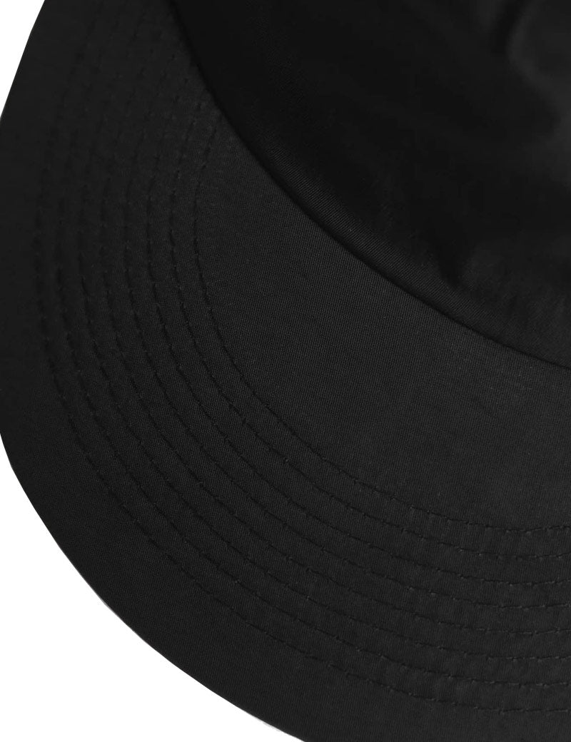 Power Goods Nylon Surf Cap Black Peak Detail