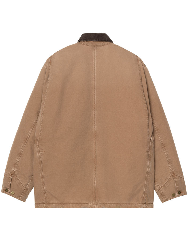 Carhartt WIP OG Chore Coat Organic Cotton Hamilton Brown Tobacco Stone Canvas