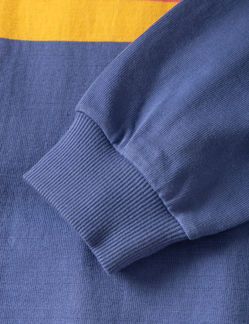 Opensider Classic Rugby Shirt Blue Tri-Stripe Cuff