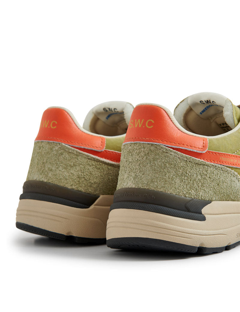 Stepney Workers Club Osier S-Strike Trainers Geo Merged Jungle Solar